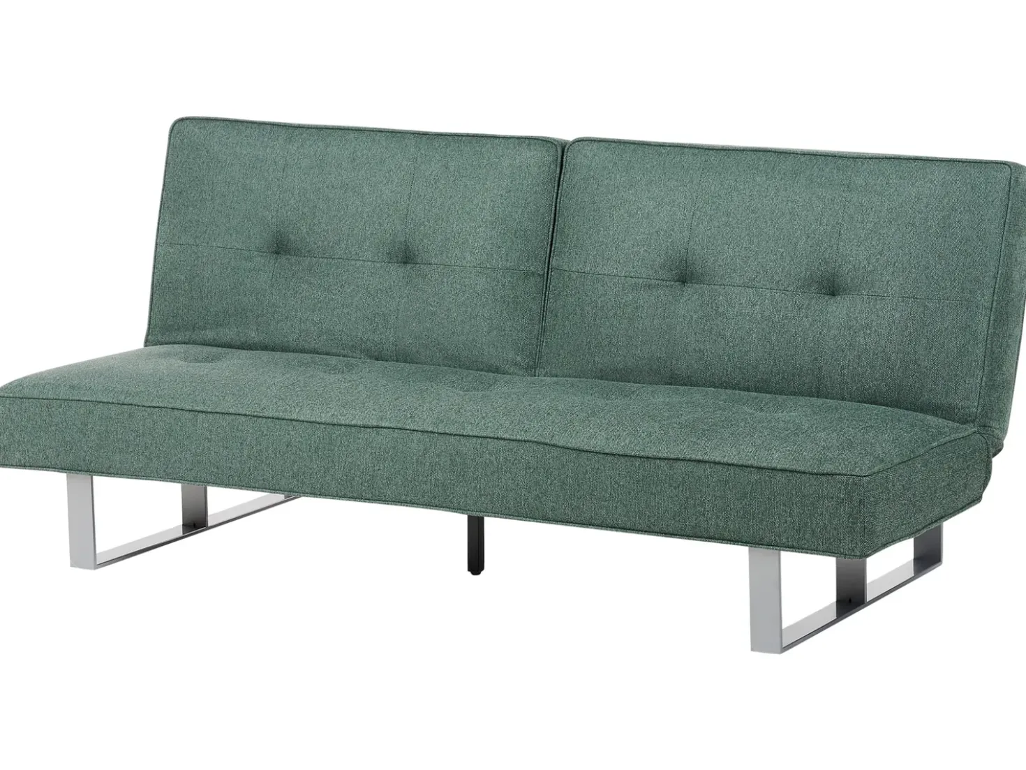 Divano letto 3 posti DUBLIN Tessuto Verde