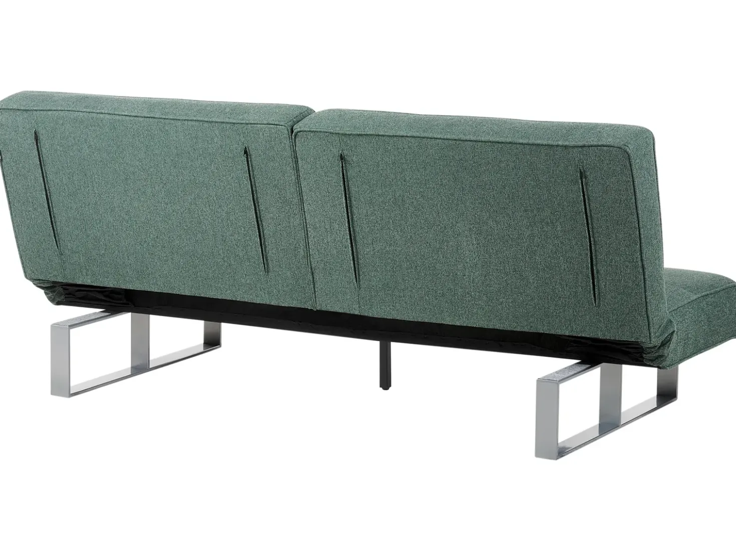 Divano letto 3 posti DUBLIN Tessuto Verde