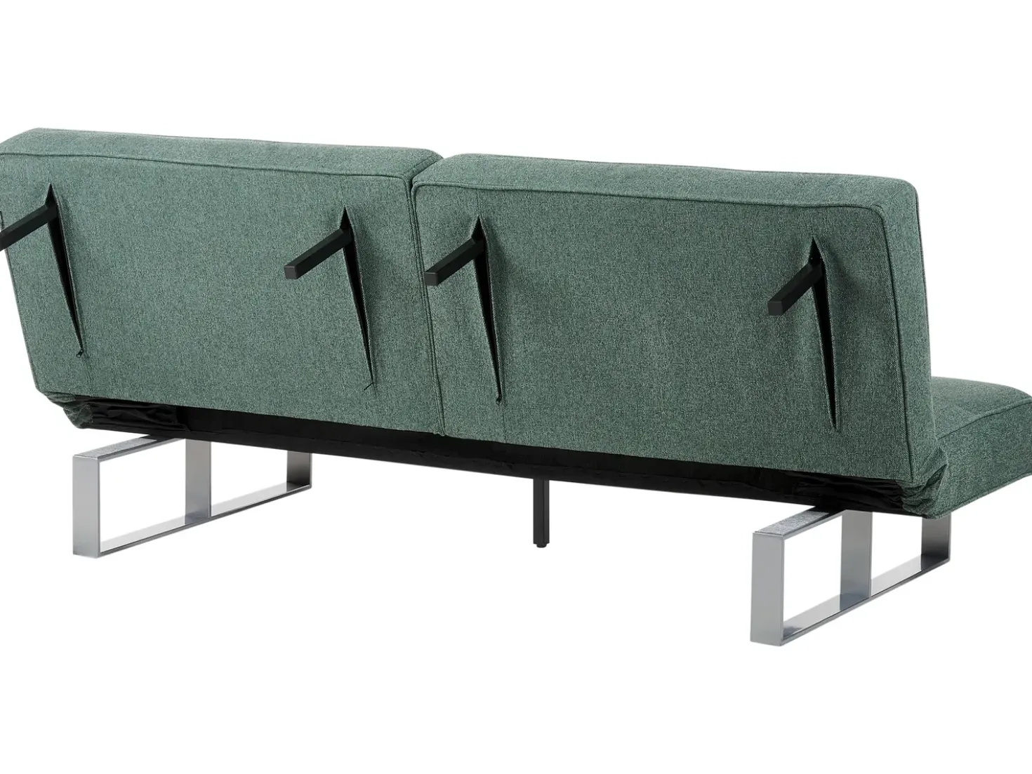 Divano letto 3 posti DUBLIN Tessuto Verde