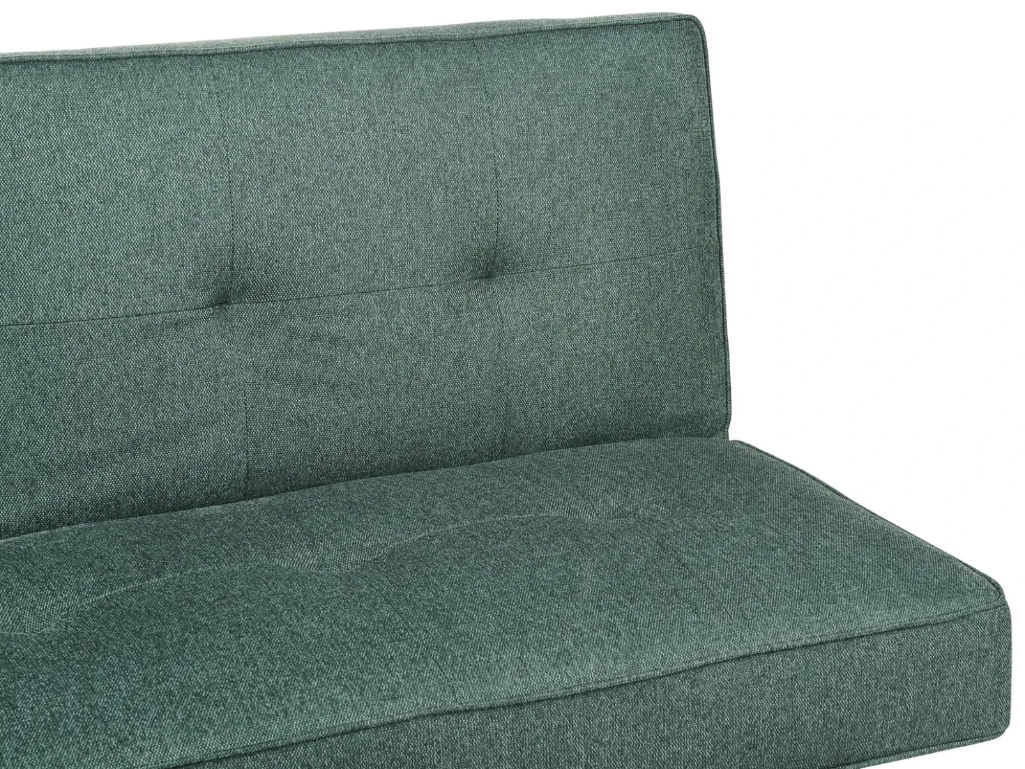 Divano letto 3 posti DUBLIN Tessuto Verde