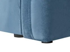 Divano letto 3 posti EGGE Velluto Blu