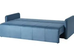 Divano letto 3 posti EGGE Velluto Blu