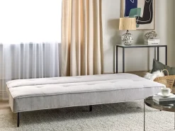 Divano letto 3 posti ESSVIK Tessuto Grigio chiaro