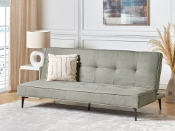 Divano letto 3 posti ESSVIK Tessuto Verde chiaro