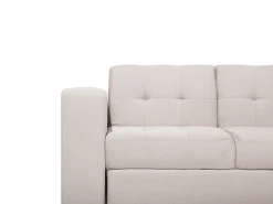 Divano letto 3 posti FALSTER Tessuto Beige con contenitore