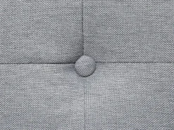 Divano letto 2 posti FLORLI Tessuto Grigio chiaro