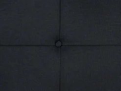Divano letto 3 posti FROYA Tessuto Nero