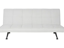 Divano letto 3 posti HASLE Tessuto Grigio chiaro