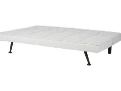 Divano letto 3 posti HASLE Tessuto Grigio chiaro