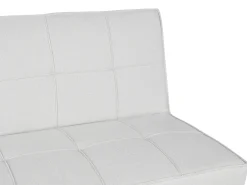 Divano letto 3 posti HASLE Tessuto Grigio chiaro