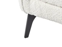 Divano letto 3 posti HEMING Bouclé Bianco sporco