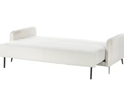 Divano letto 3 posti HEMING Bouclé Bianco sporco