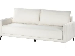 Divano letto 3 posti HEMING Bouclé Bianco sporco