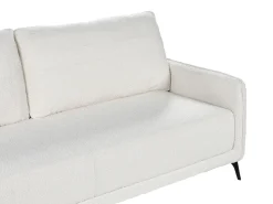 Divano letto 3 posti HEMING Bouclé Bianco sporco