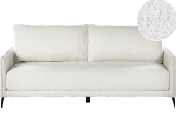 Divano letto 3 posti HEMING Bouclé Bianco sporco