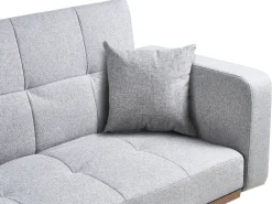 Divano letto 3 posti HJULBY Grigio