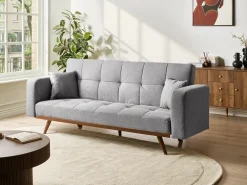 Divano letto 3 posti HJULBY Grigio