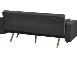 Divano letto 3 posti HJULBY Nero