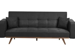 Divano letto 3 posti HJULBY Nero
