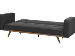 Divano letto 3 posti HJULBY Nero