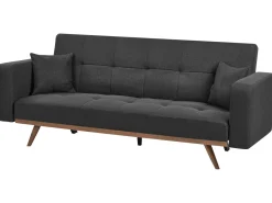 Divano letto 3 posti HJULBY Nero