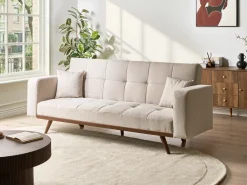 Divano letto 3 posti HJULBY Beige chiaro