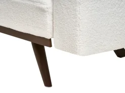 Divano letto 3 posti HJULBY Bouclé Bianco sporco