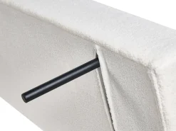 Divano letto 3 posti HJULBY Bouclé Bianco sporco