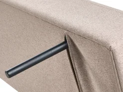 Divano letto 3 posti HJULBY Marrone chiaro