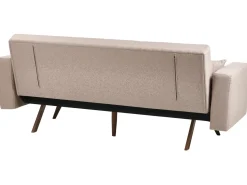 Divano letto 3 posti HJULBY Marrone chiaro