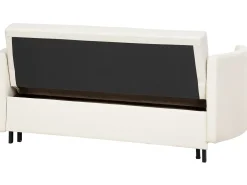 Divano letto 2 posti HOVIN Tessuto Beige chiaro