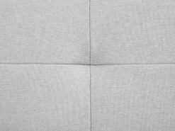 Divano letto 2 posti HOVIN Tessuto Grigio chiaro
