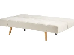 Divano letto 2 posti INGARO Bouclé Bianco sporco
