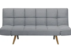 Divano letto 2 posti INGARO Tessuto Grigio