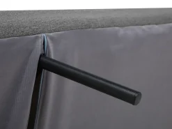 Divano letto 2 posti INGARO Tessuto Grigio scuro