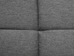 Divano letto 2 posti INGARO Tessuto Grigio scuro