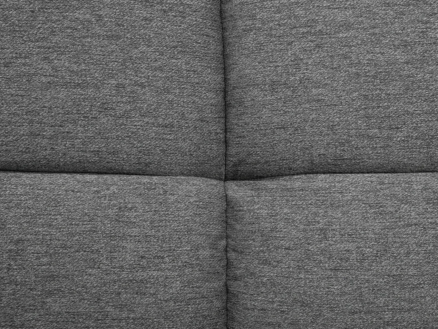 Divano letto 2 posti INGARO Tessuto Grigio scuro