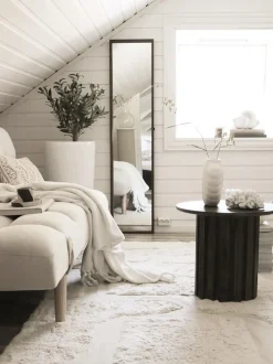 Divano letto 2 posti INGARO Tessuto Beige