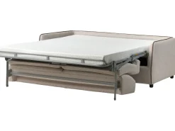 Divano letto 2 posti ISHOJ Tessuto Beige chiaro