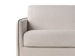 Divano letto 2 posti ISHOJ Tessuto Beige chiaro