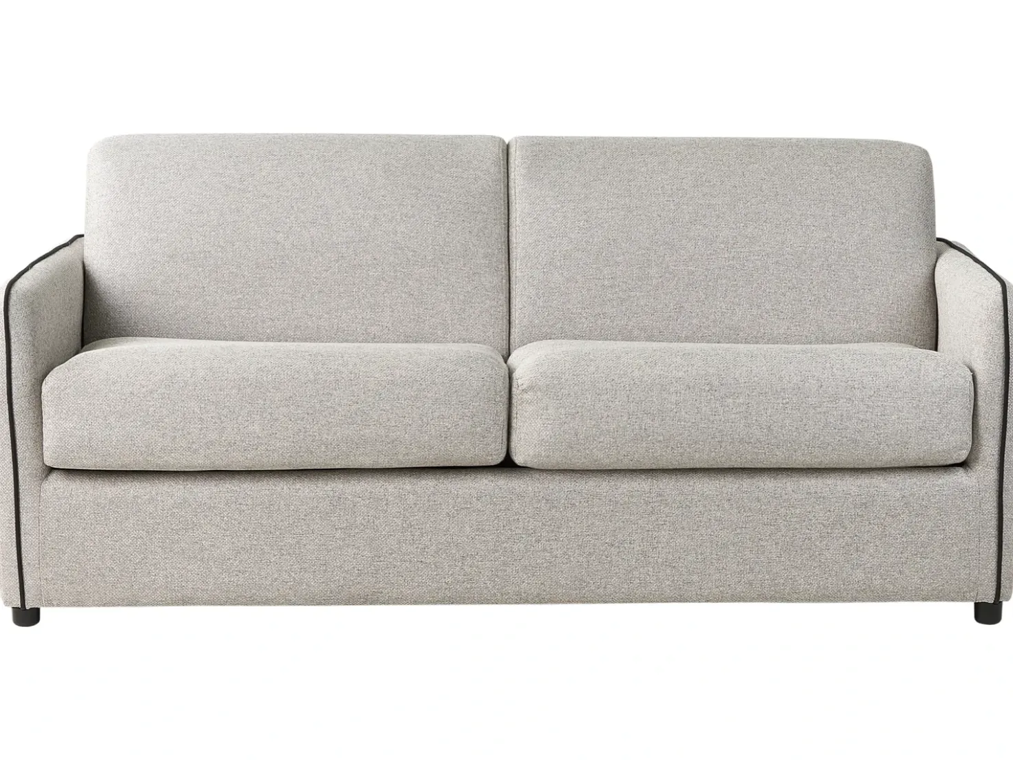 Divano letto 2 posti ISHOJ Tessuto Grigio chiaro