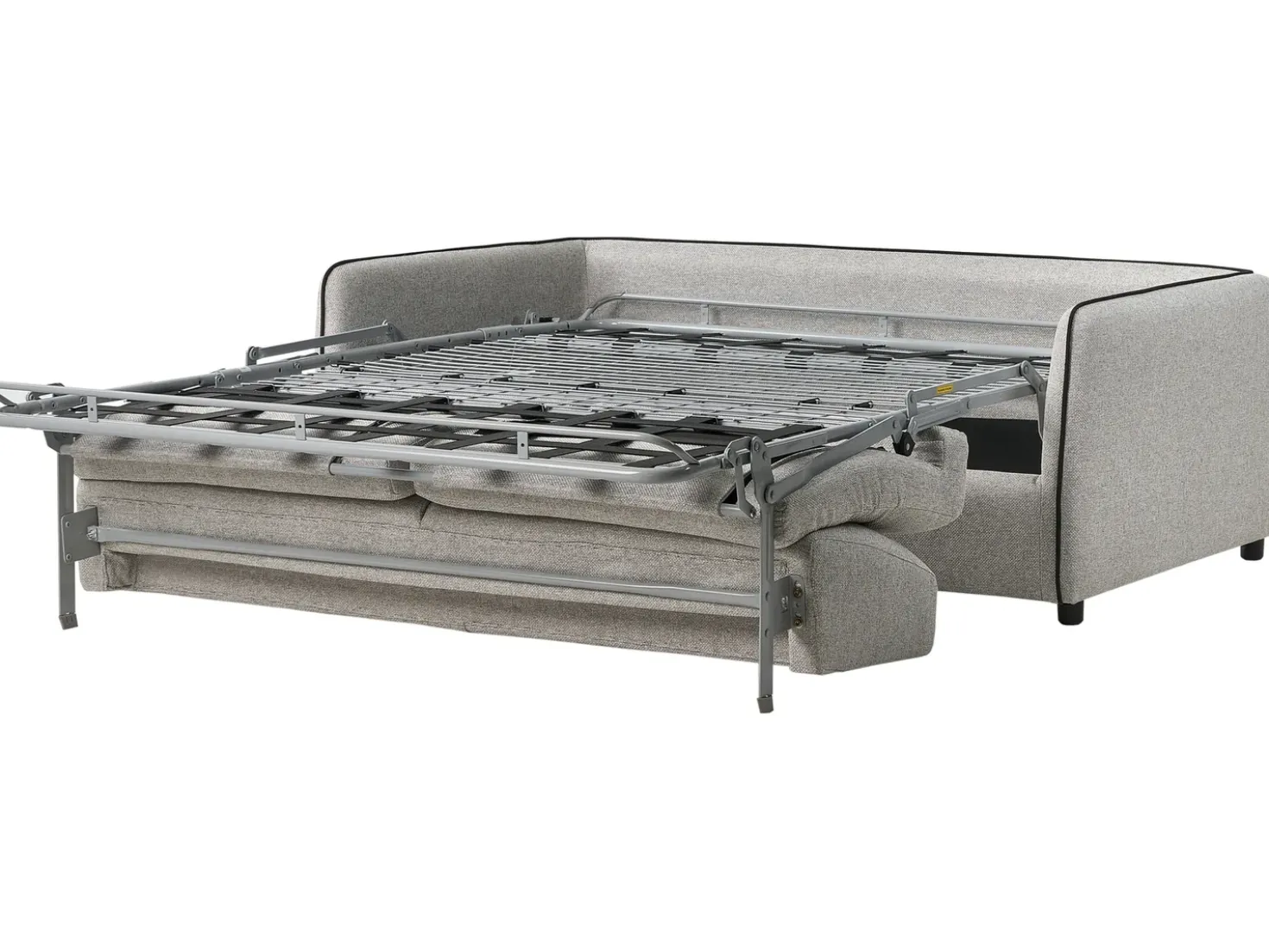 Divano letto 2 posti ISHOJ Tessuto Grigio chiaro