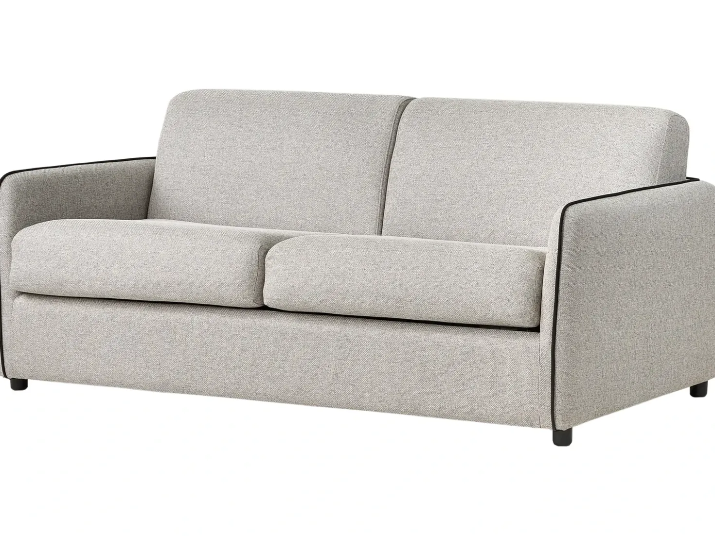 Divano letto 2 posti ISHOJ Tessuto Grigio chiaro