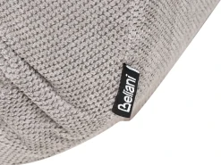 Divano letto 3 posti JERSLEV Tessuto Grigio
