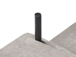 Divano letto 3 posti JERSLEV Tessuto Grigio