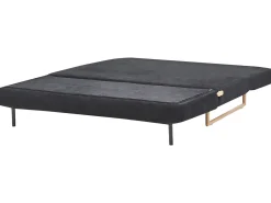 Divano letto 3 posti JERSLEV Tessuto Nero