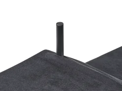 Divano letto 2 posti JERSLEV Tessuto Nero