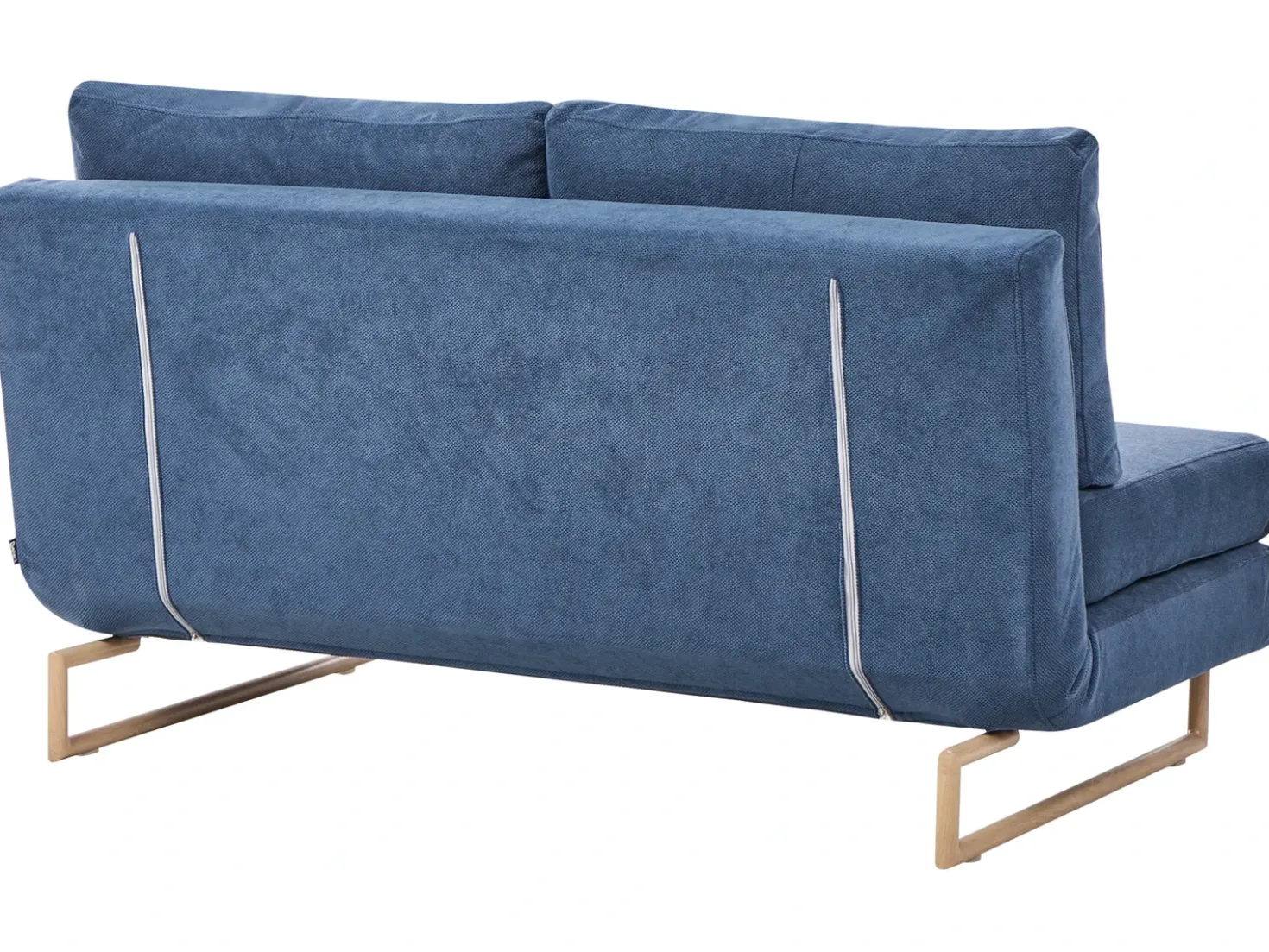 Divano letto 3 posti JERSLEV Tessuto Blu