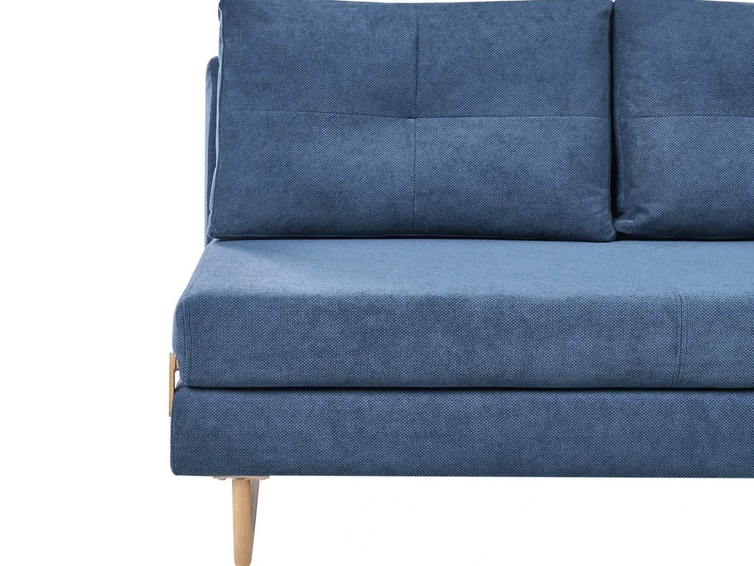 Divano letto 3 posti JERSLEV Tessuto Blu