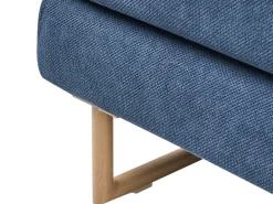 Divano letto 3 posti JERSLEV Tessuto Blu